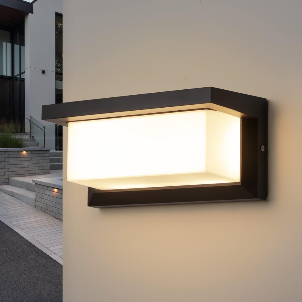 Combuh Outdoor Indoor Wall Sconce LED Wall Light | Modern & Energy-Efficient Lighting for Indoor & Outdoor Spaces