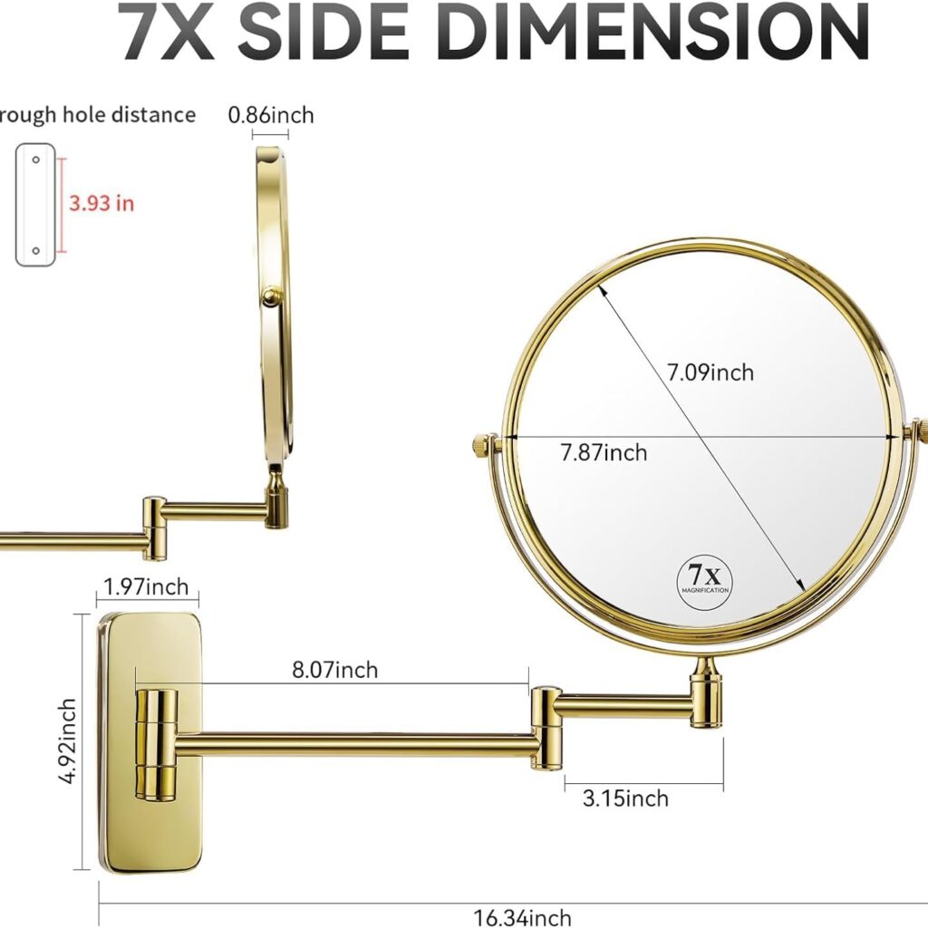 Double Sided with Magnifying Mirror