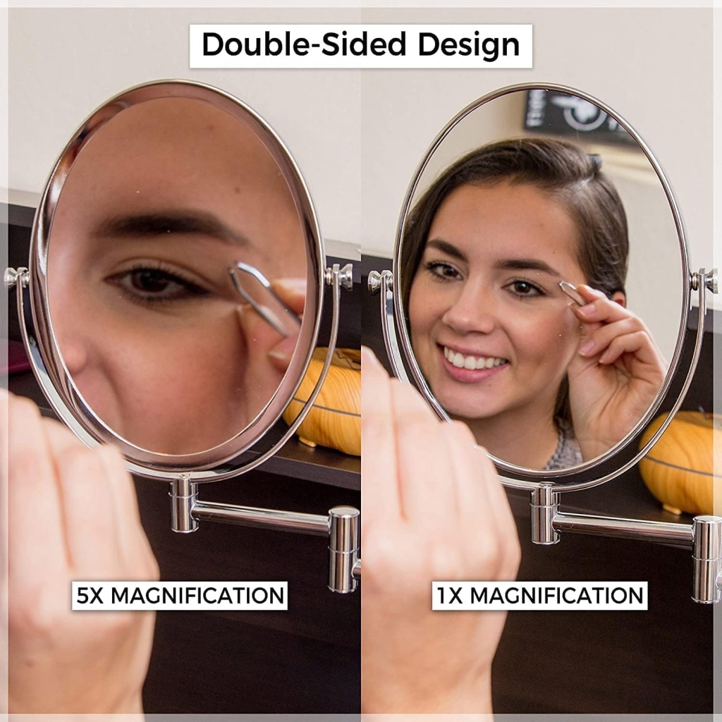 Double Sided with Magnifying Mirror