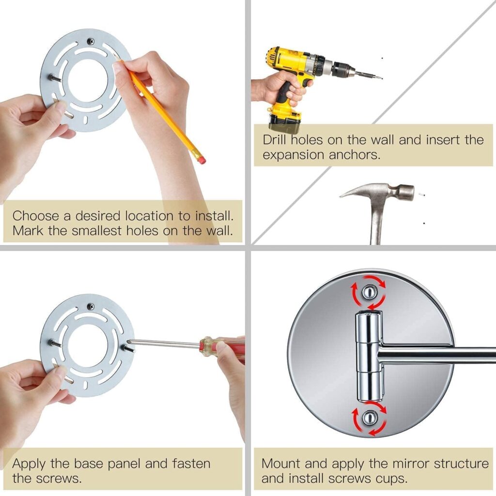 Double Sided with Magnifying Mirror