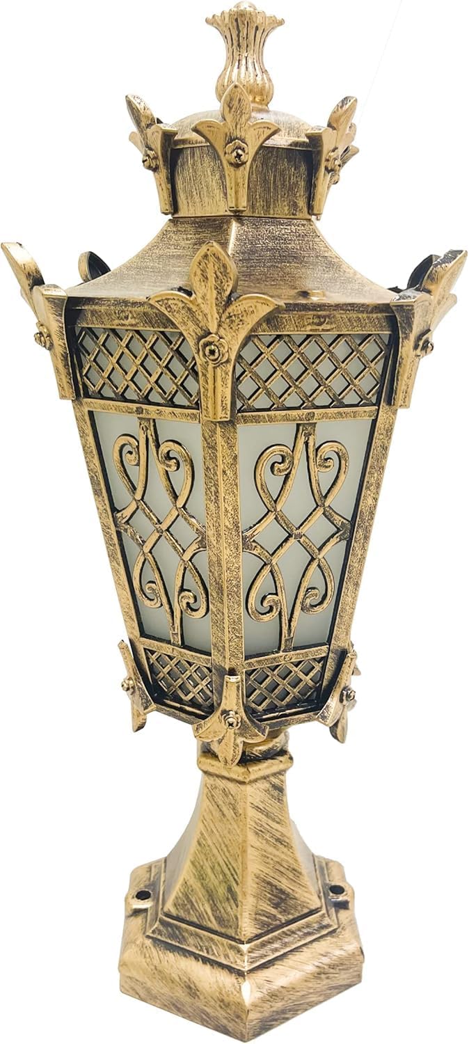 FazNova Vintage Bronze Gold FazNova Islamic Light | Elegant & Durable Outdoor Lighting with Traditional Touch