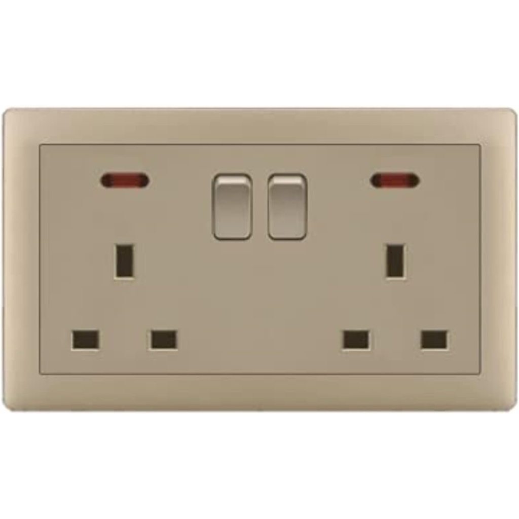 Socket with Neon Switch