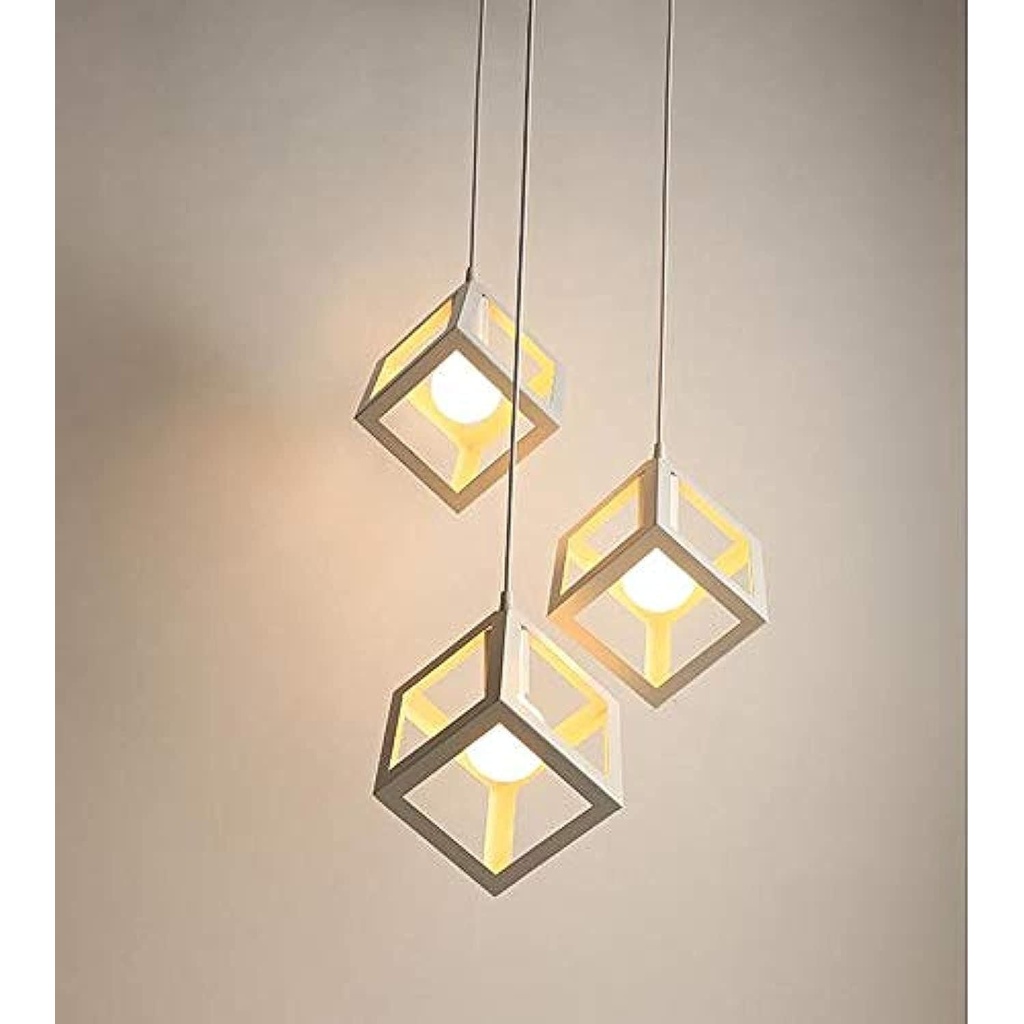 White Metal Hanging Lights