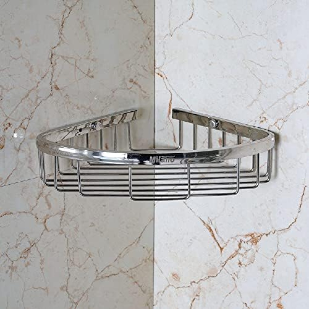 Steel Corner Shower Basket