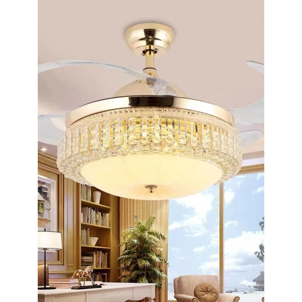 Ceiling Fan with LED Light Kit | Dimmable Smart Chandelier Pendant | FazNova Ceiling Chandelier | Elegant & Modern Lighting for Sophisticated Interiors