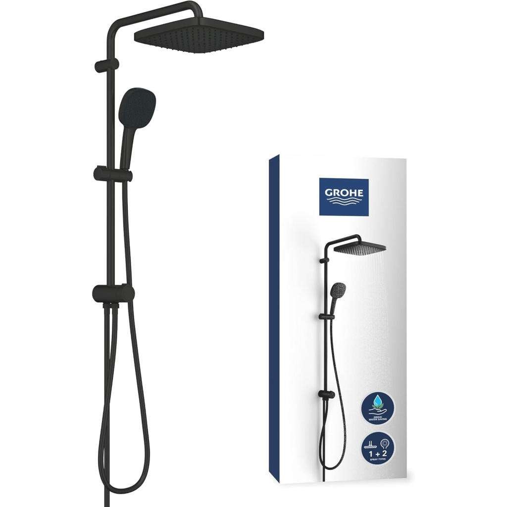 Vitalio Comfort 250 Flex | Exposed Shower System with Diverter