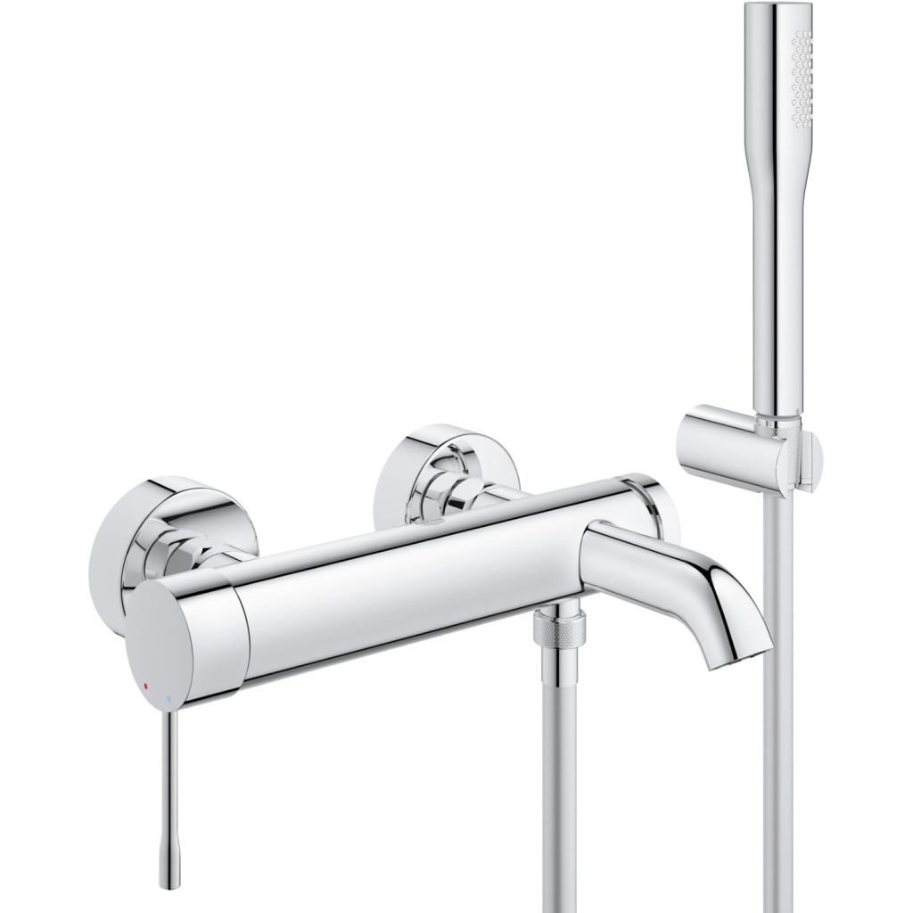 Wall Mounted Bath Tap with Shower Set