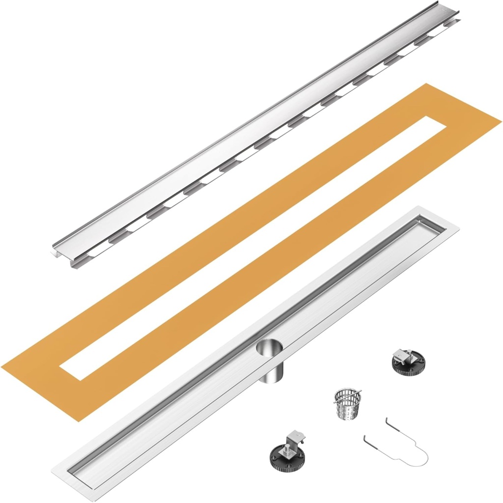 24-Inch Linear Shower Tiles Drain | Durable & Efficient Water Drainage Solution for Floors