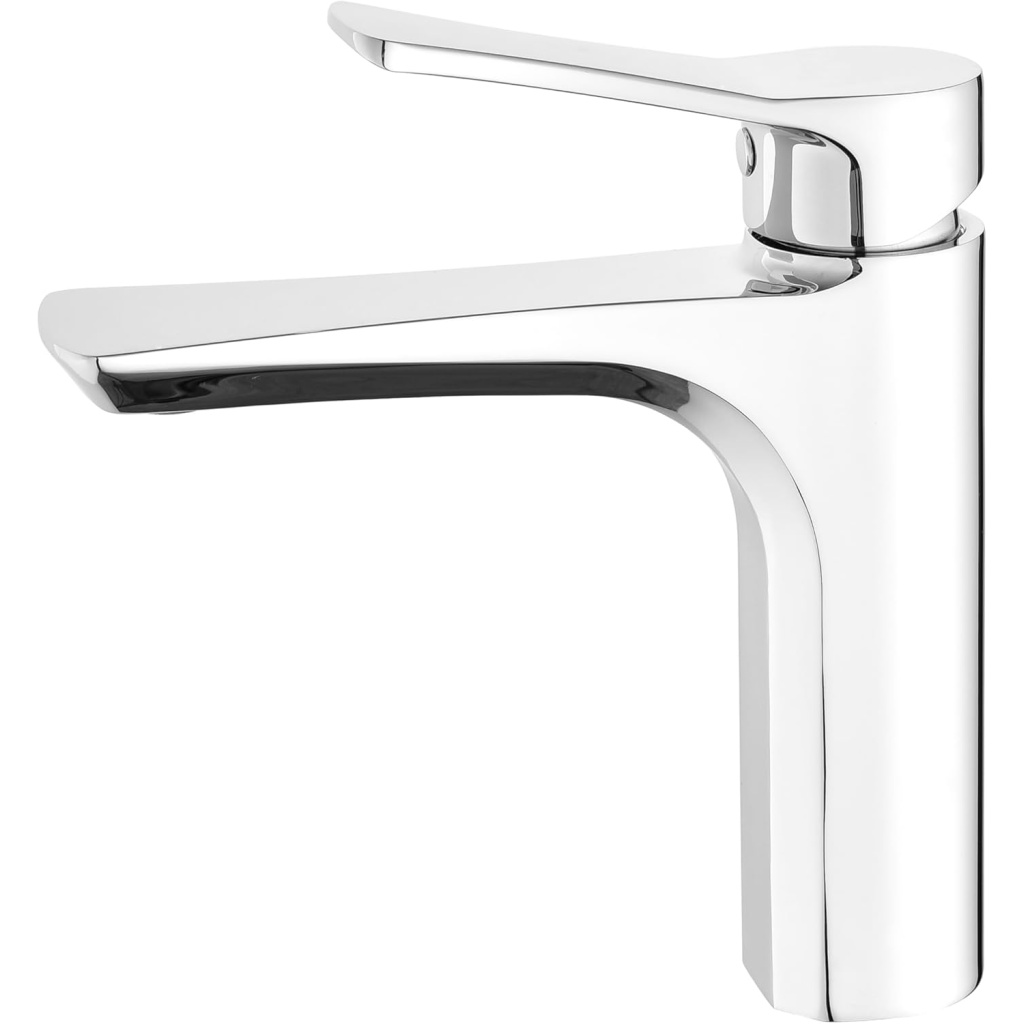 BRIMIX Bathroom Vanity Faucet | Single Lever Sink Mixer | Sleek & Durable Faucet for Kitchens & Bathrooms