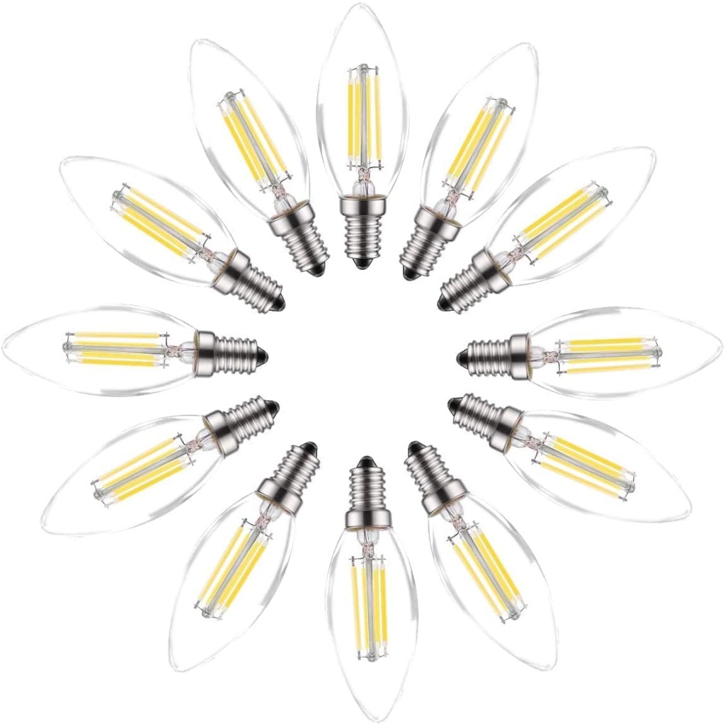 MODI Pack 10 E27 LED Filament Bulb - 4W