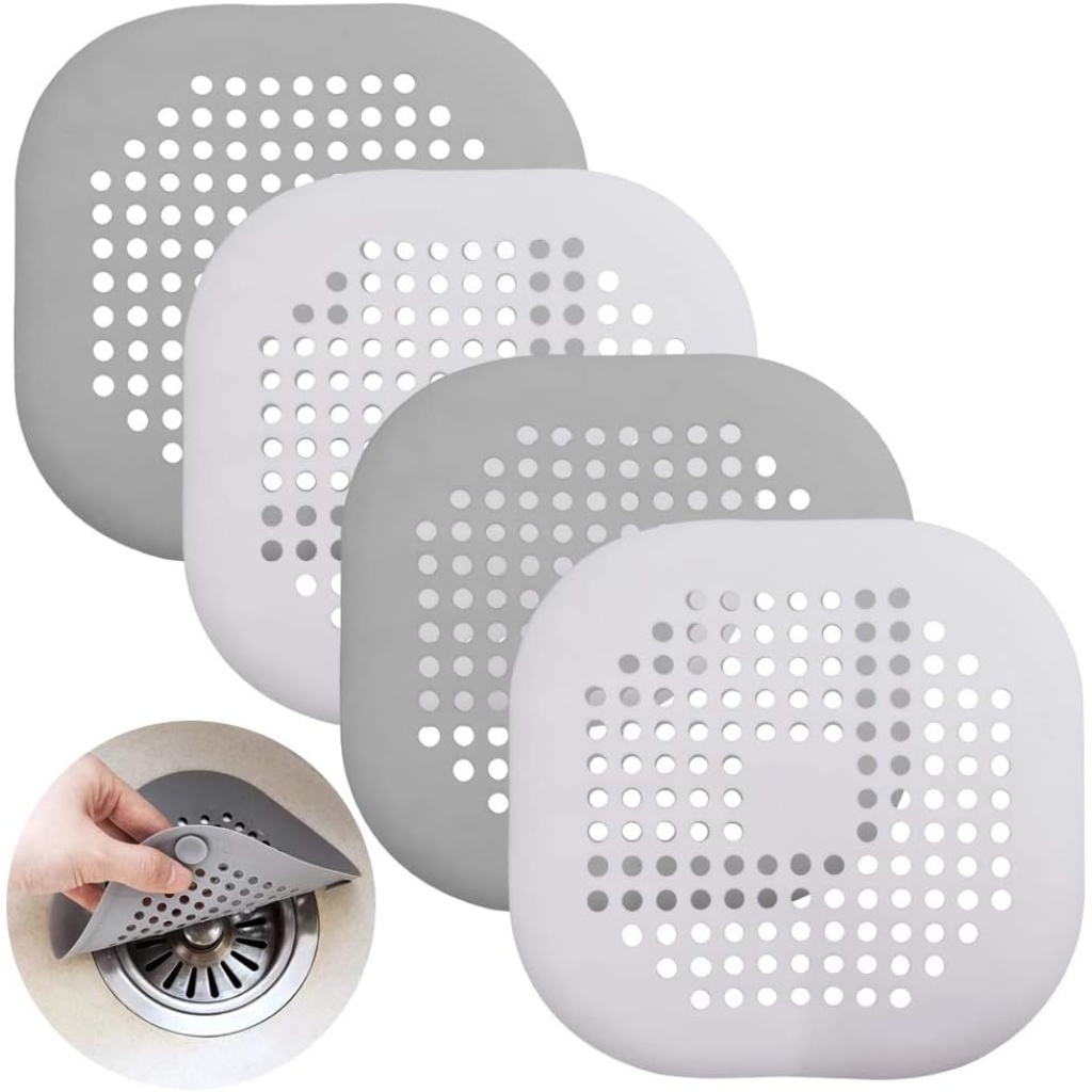 SENHAI Silicone Drain Protector Set Tiles Drain | Durable & Efficient Water Drainage Solution for Floors