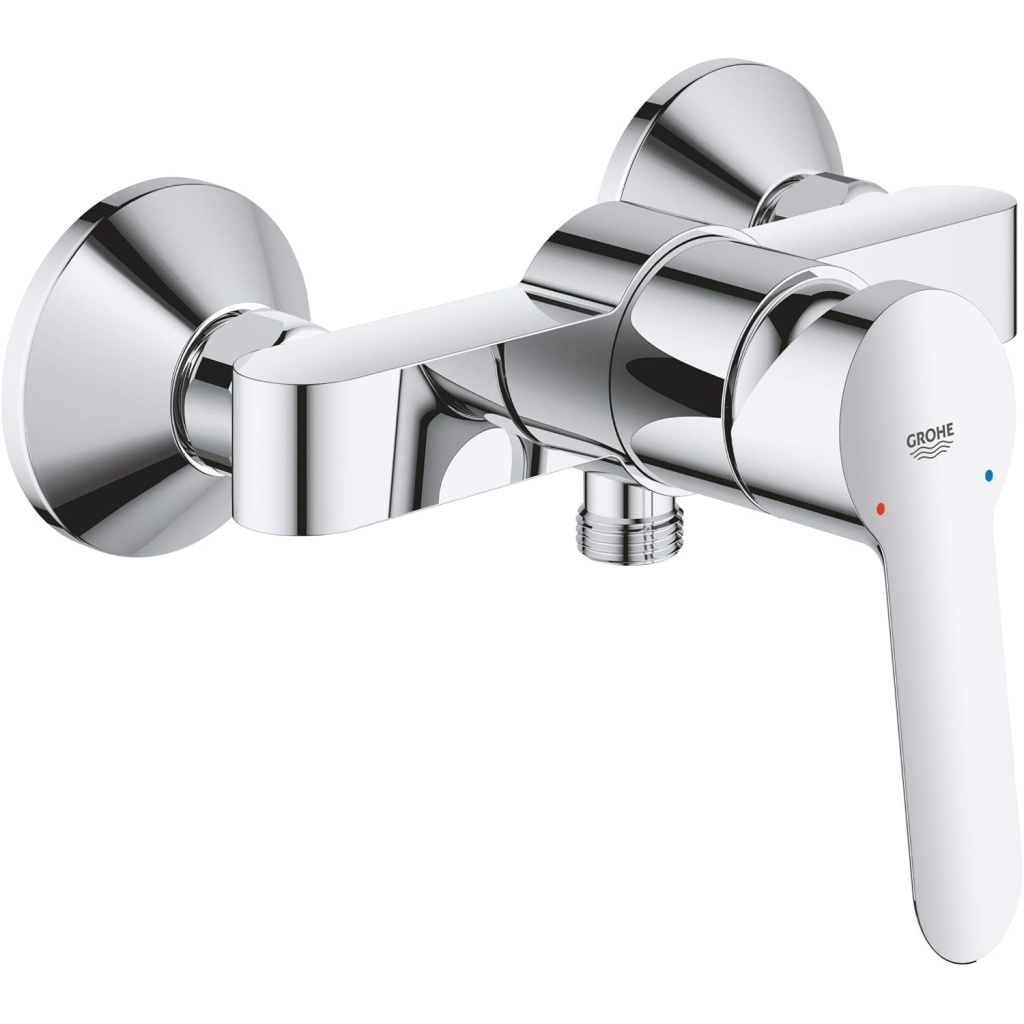 GROHE BauEdge Shower Mixer | Single Lever Sink Mixer | Sleek & Durable Faucet for Kitchens & Bathrooms