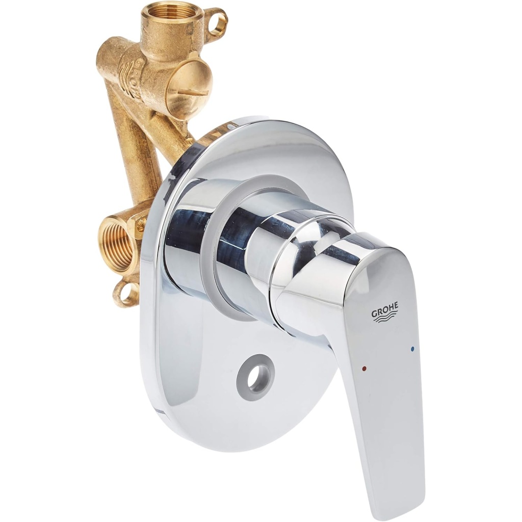 GROHE BauFlow Single-Lever Bath/Shower Mixer Trim