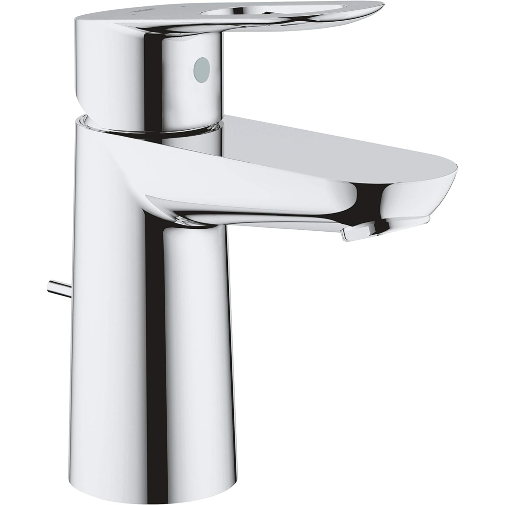 BauLoop Lever Basin Mixer | Single Lever Sink Mixer | Sleek & Durable Faucet for Kitchens & Bathrooms