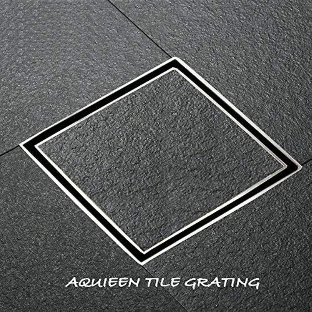 Aquieen Stainless Steel SS 304 Tile Insert Bathroom Floor Water Drain Grating